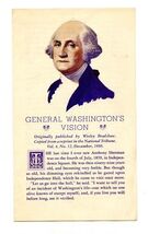 George Washington's Vision Reprint National Tribune Vol 4 No 12, Decembe... - $17.82