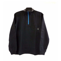 Jordan Mens Aj Iii Class Act Half Zip Pullover Shirt, XX-Large, Black/Grey/Blue - £67.78 GBP