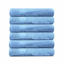 100% Cotton Towels, 6 Hand Towels 600 GSM Highly Absorbent &amp; Soft, Premi... - £18.67 GBP
