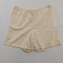 Northern Reflection Shorts Women&#39;s Size XL Yellow Elastic Drawstring Waist  - $9.79