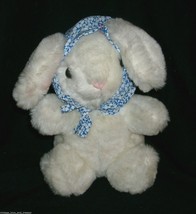 9&quot; VINTAGE R DAKIN 1978 EASTER BUNNY RABBIT STUFFED ANIMAL PLUSH TOY WHI... - $33.25