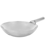 Winco Stainless Steel Wok with Welded Joint Handle, 16-Inch - £72.18 GBP