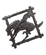 Cast Iron Western Rustic Rodeo Cowboy On Bucking Horse Decorative Table ... - $545.74 MXN