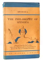 Joseph Ratner The Philosophy Of Spinoza Modern Library Edition - £238.87 GBP