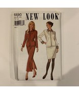 New Look Pattern 6680 Uncut Size A 6-16 Skirt Jacket - £4.65 GBP