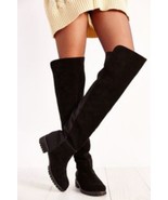 Union Bay Barb Womens Over The Knee Black Boots Sz 6 9 - £55.05 GBP