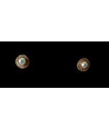 Franklin Mint Jacqueline Kennedy Pearl Earrings for 15/16&quot; Doll - $8.91