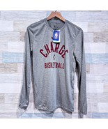 Cleveland Charge NBA G League Nike Dri Fit Mesh Tee Gray Long Sleeve Men... - $39.60