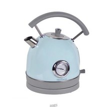 West Bend Electric Kettle Retro-Styled Stainless Steel 1500 Watt Auto-Shutoff - £53.13 GBP