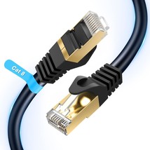 Cat 8 Ethernet Cable 10 Ft, 26Awg Latest 40Gbps 2000Mhz Sftp Patch Cord,Heavy Du - £18.01 GBP