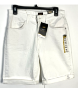 Lee Mid Rise Bermuda Shorts White Size 6M NWT - $19.80