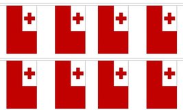 Tonga 12x18 Bunting String Flag Banner (8 Flags) House Banner Double Sti... - £11.65 GBP