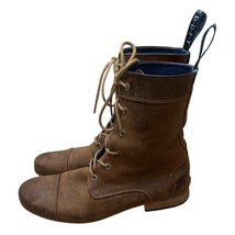  John Fluevog Radio BBC Lace-up Leather Boots Womens Size 11.5 - $99.00