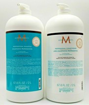 Moroccanoil Hydrating Shampoo &amp; Conditioner 67.6 oz DUO  ( All Hair Types ) - £110.90 GBP