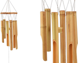 Bamboo Wind Chimes, Tree of Life Wooden Wind Chime Kit Natural Decor Mus... - £24.77 GBP