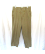 Dockers men&#39;s pants Individual Fit W33 L30 beige tag it stretch waistband - $15.63