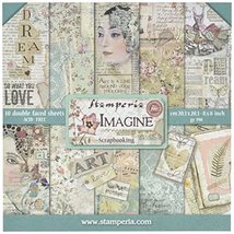 Stamperia International, Kft Paper Pad 8X8 10PK Imagine, 20.3 X 20.3 (8&quot; X 8&quot;), - £11.59 GBP