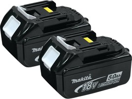 Makita Bl1850-2 18-Volt Lxt Lithium-Ion 5-Point 0 Ah Batteries, 2-Pack – - £127.63 GBP