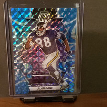 Alan Page #156 2023 Panini Reactive Blue Mosaic Prizm Minnesota Vikings - £1.48 GBP