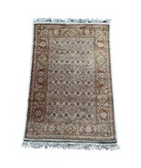 Handmade Vintage Indian Agra Rug 4&#39; x 6&#39; (123cm x 184cm), 1970s - 1N75 - $533.47 CAD