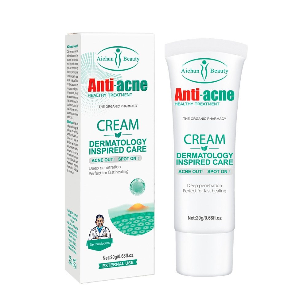 Tea Tree Acne Treatment Cream Pore Shrink Oil Control Whitening Repair P... - $5.95