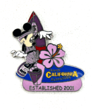 Disney Exclusive DCA Established 2001 Surfboard Series Minnie Mouse Pin#... - £14.90 GBP