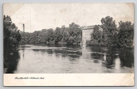 Elkhart Indiana IN The Old Mill 1910 Wabash To Greenville Postcard V30 - £7.04 GBP