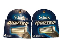 Schick Quattro Men&#39;s Razor Blade Refill Cartridges  - 8 Total Cartridges - $23.95