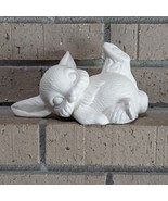 Ceramic Bisque  Sleeping Bunny Rabbit - Ready to Paint - £11.67 GBP