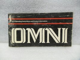 OMNI      1979 Owners Manual 16544 - £10.89 GBP