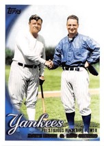 2010 Topps #637 Babe RUTH/LOU Gehrig Nmmt Yankees Hof - £4.23 GBP