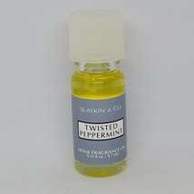 Bath &amp; Body Works Slatkin &amp; Co Twisted Peppermint Home Fragrance Oil .33 oz - £13.45 GBP