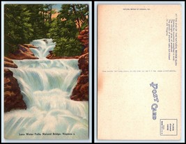 VIRGINIA Postcard - Natural Bridge, Lace Water Falls P8 - £3.09 GBP