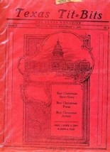 TEXAS TIT BITS The Texas Magazine Dec. 1 1907 Original Material &amp; Texas ... - $59.34