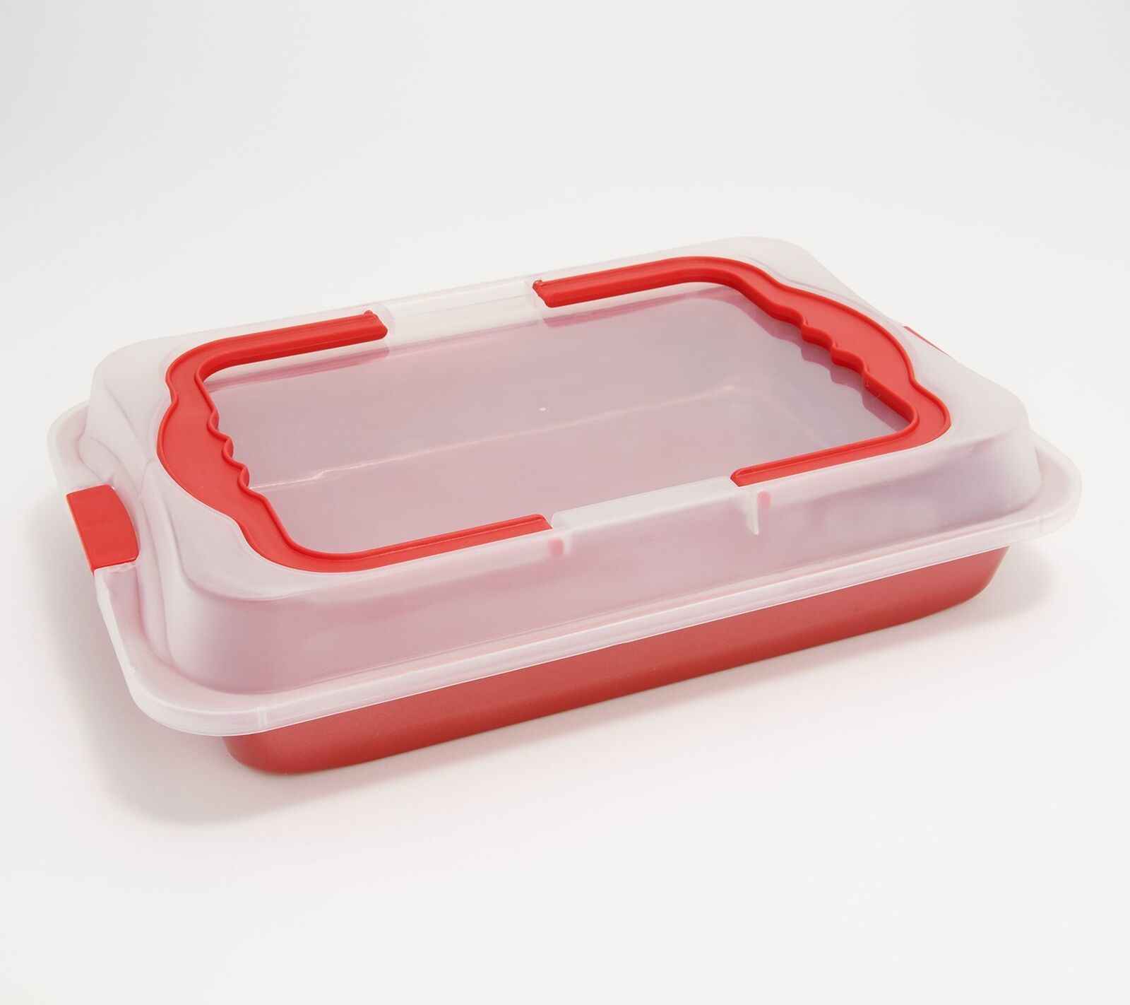 Cook's Essentials Bake and Take 9" x 13" Pan in Red - £31.00 GBP