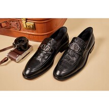 Amsterdam Black Bit Loafer Men Shoe image 3