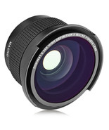 Opteka .35x Ultra Wide Angle Fisheye Lens for Sony HXR-MC88 NX100 NX80 Z... - £36.03 GBP
