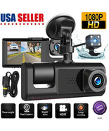 1080P HD Car Dual Lens Dash Cam Front Rear Inside Video Recorder Camera ... - $1,083.20 MXN