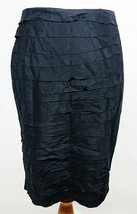 Ann Taylor Womens Skirt Size 0 Black Tiered Ruffle Straight Pencil Evening Party - £11.80 GBP