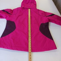 Columbia WL4024 Omni-Shield Women's Pink Full Zip Snap Hoodie Jacket Size XL image 6