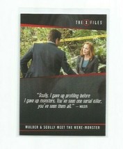 THE X FILES 2018 RITTENHOUSE SEASONS 10 &amp;11 THE QUOTABLE INSERT CARD #Q8 - £3.97 GBP
