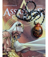 Limestone Tribal Necklace-w- Graphic novel - $475.98 MXN