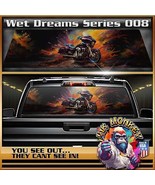 Wet Dreams Biker Series 008 - Truck Back Window Graphics - Customizable - £43.54 GBP+