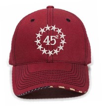Trump Hat 45(2) Betsy Ross Stars Embroidered Adjustable Hat - Various Options - £18.79 GBP