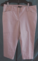 NWT Ann Taylor Signature Cotton/Tencel Khaki Capri Pants Misses Size 6 - $29.69