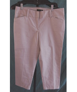 NWT Ann Taylor Signature Cotton/Tencel Khaki Capri Pants Misses Size 6 - £23.32 GBP