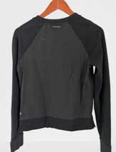 Lululemon Black Long-Sleeve Crewneck Sweatshirt With Raglan Sleeves - $34.64