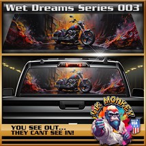 Wet Dreams Biker Series 003 - Truck Back Window Graphics - Customizable - £44.06 GBP+