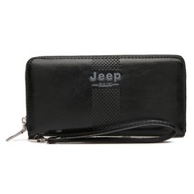 JEEP BULUO Famous  Long Wallet Men&#39;s Wallets Purse Large Capacity Handbags Clutc - £20.62 GBP