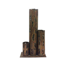Mid-Century Brutalist Torch Cut Sculpture Vase, Silas Seandel Tom Greene... - $1,650.00